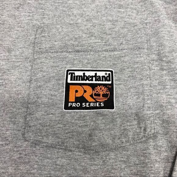 Timberland Long Sleeve Gray T-Shirt size Large - Picture 4 of 5